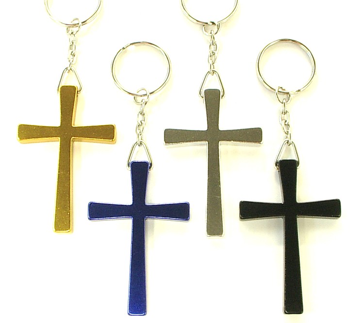 Cross shape key chain.