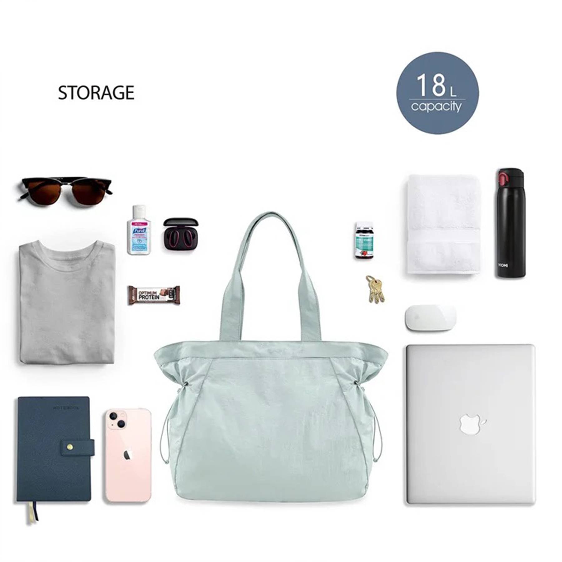 Women's Nylon Fitness Tote bag 6