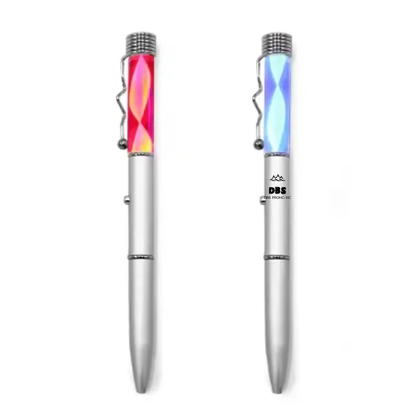 Promotional Spiral Multicolor Light-Up Pens 1