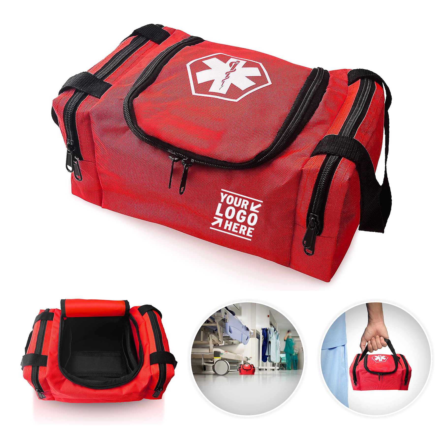 Fire Fighter Nurse First Aid Responder EMS Emergency Medical Trauma Bag EMT 2
