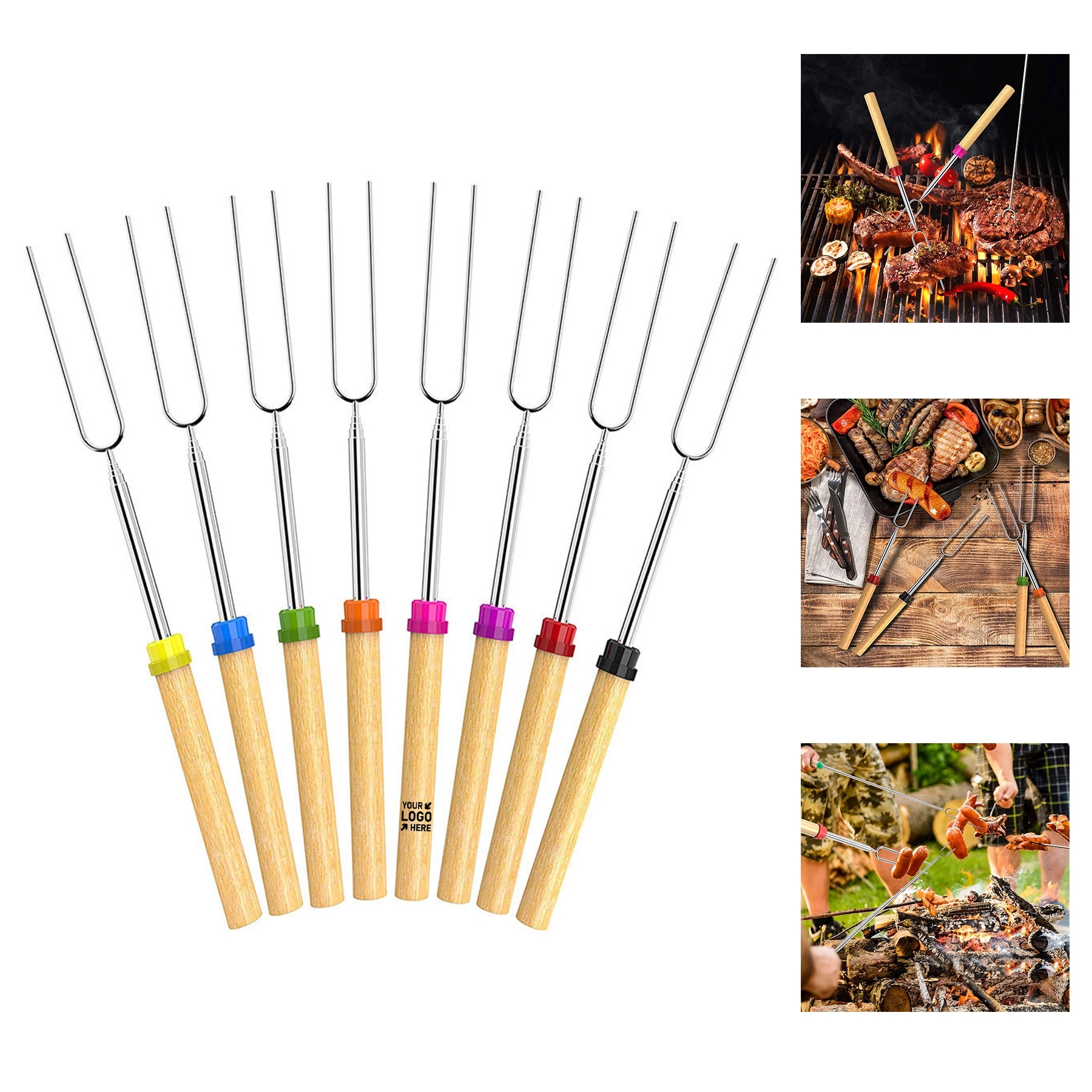 Telescoping Roasting Fork 1