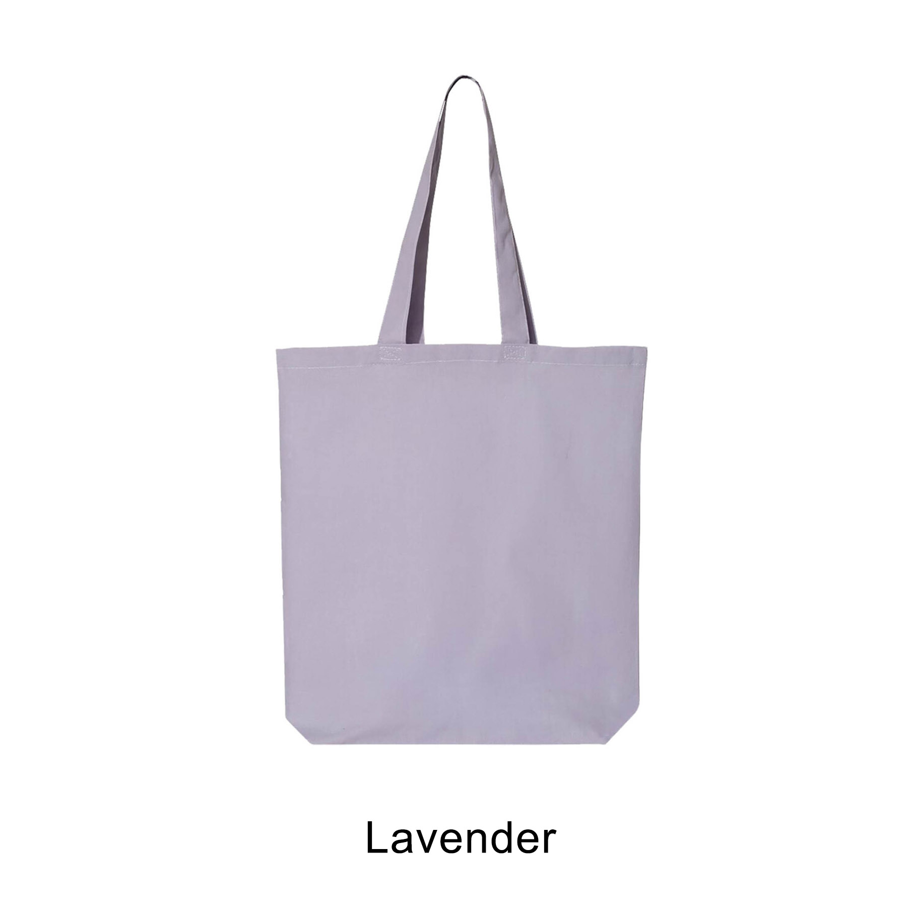6 oz. 100% Cotton Canvas Tote Bag w/Bottom Gusset 18