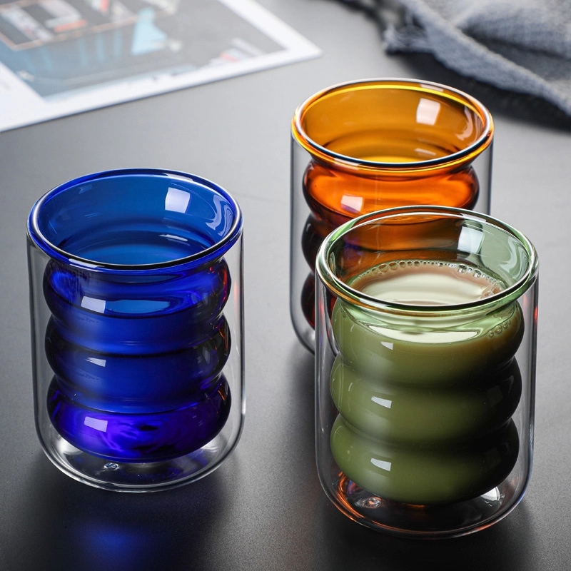 200ml 6.7oz Glass Tea Coffee Mug & Office Drink Gift Cup 11