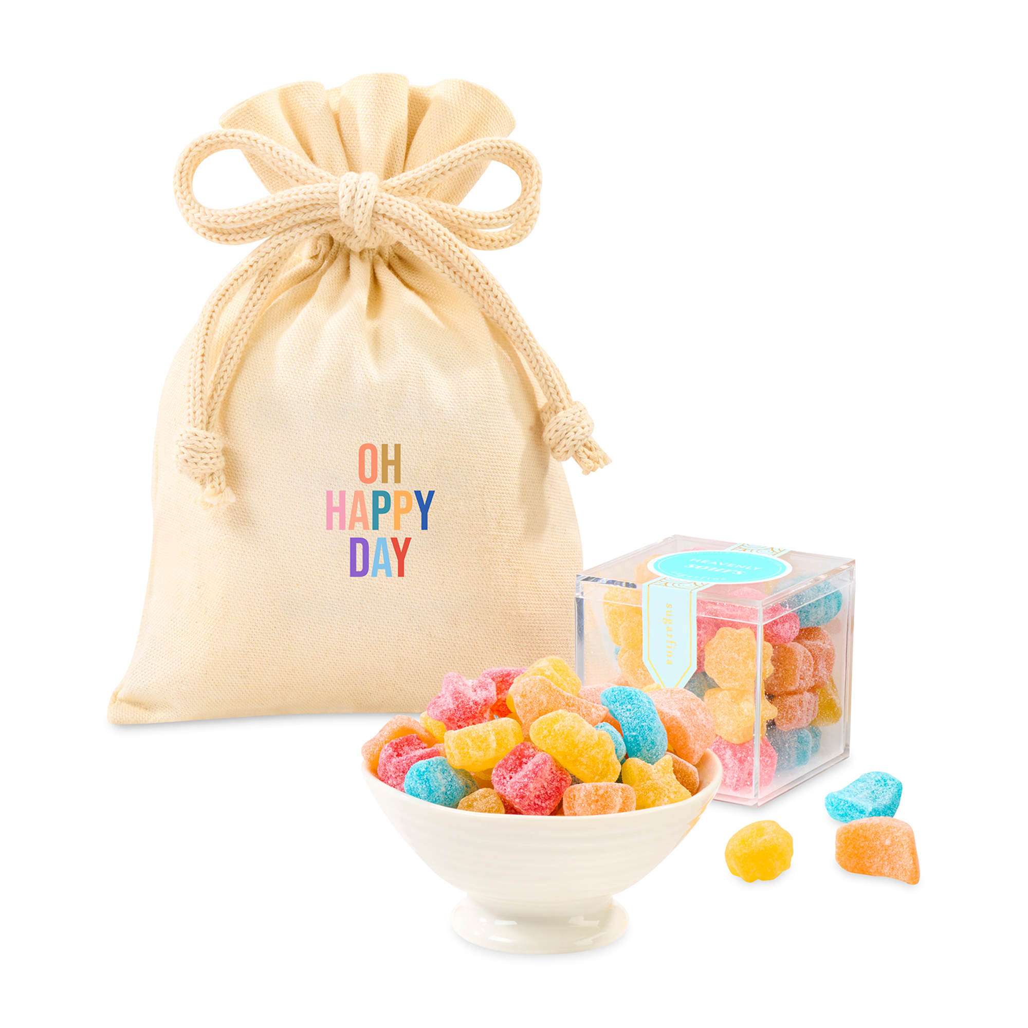 Sugarfina Heavenly Sours Candy Cube Gift Bag 1