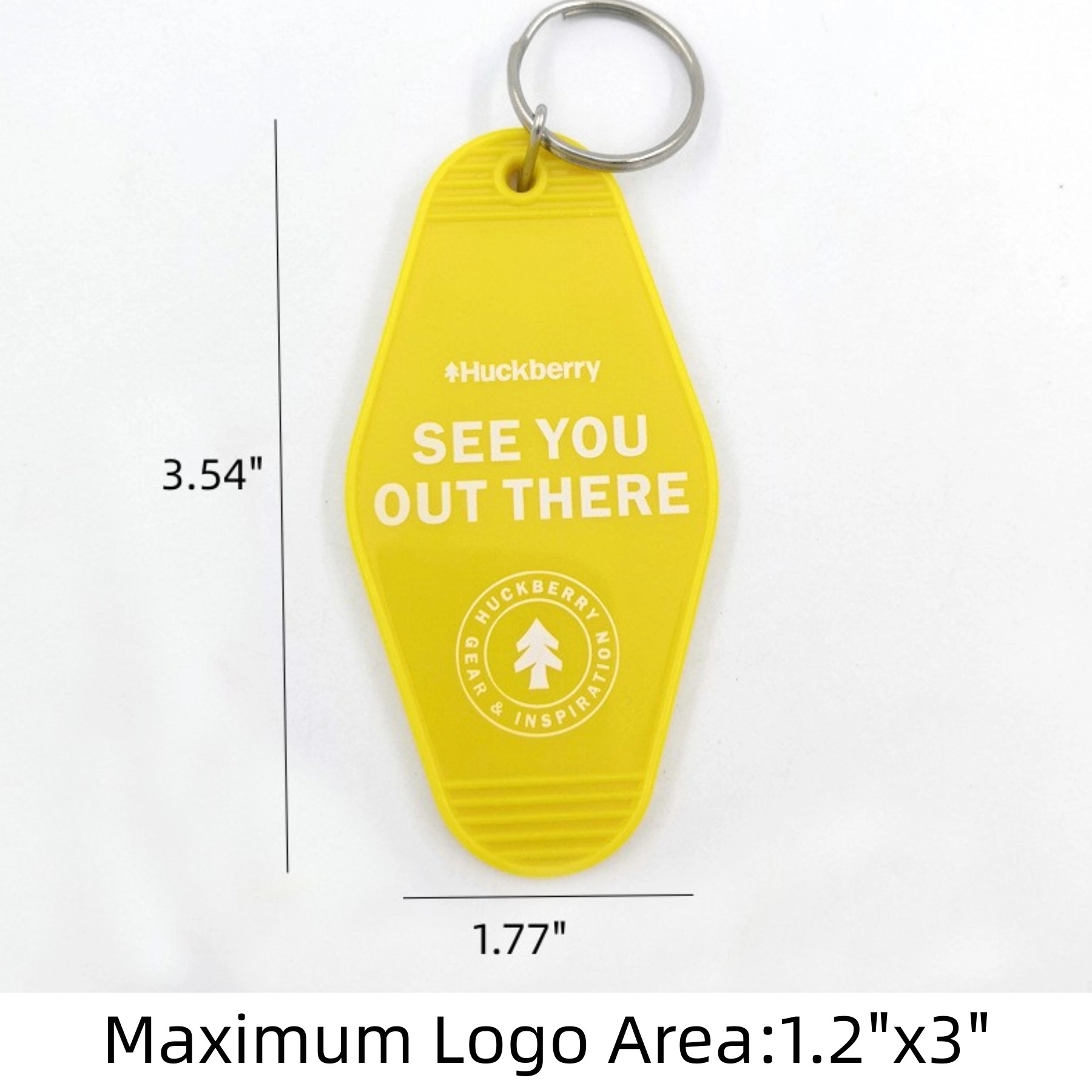 Plastic Hotel Keychain / Motel Key Tag 2