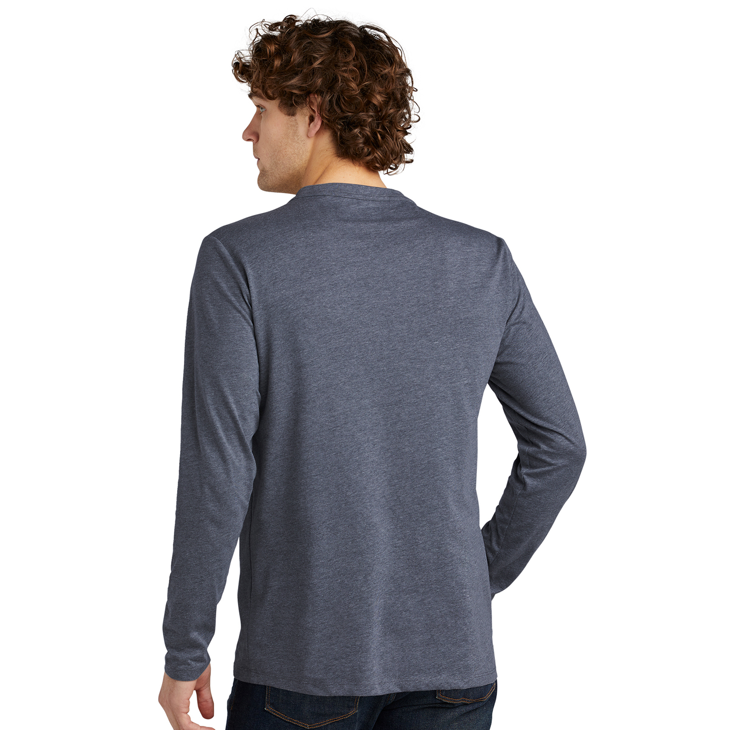 New Era® Heritage Blend Long Sleeve Crew Tee 4