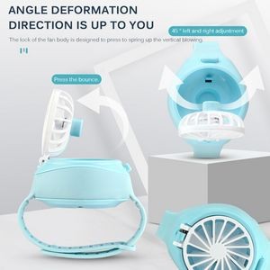 Mini Watch Handheld Portable Fan With Wrist Strap 4