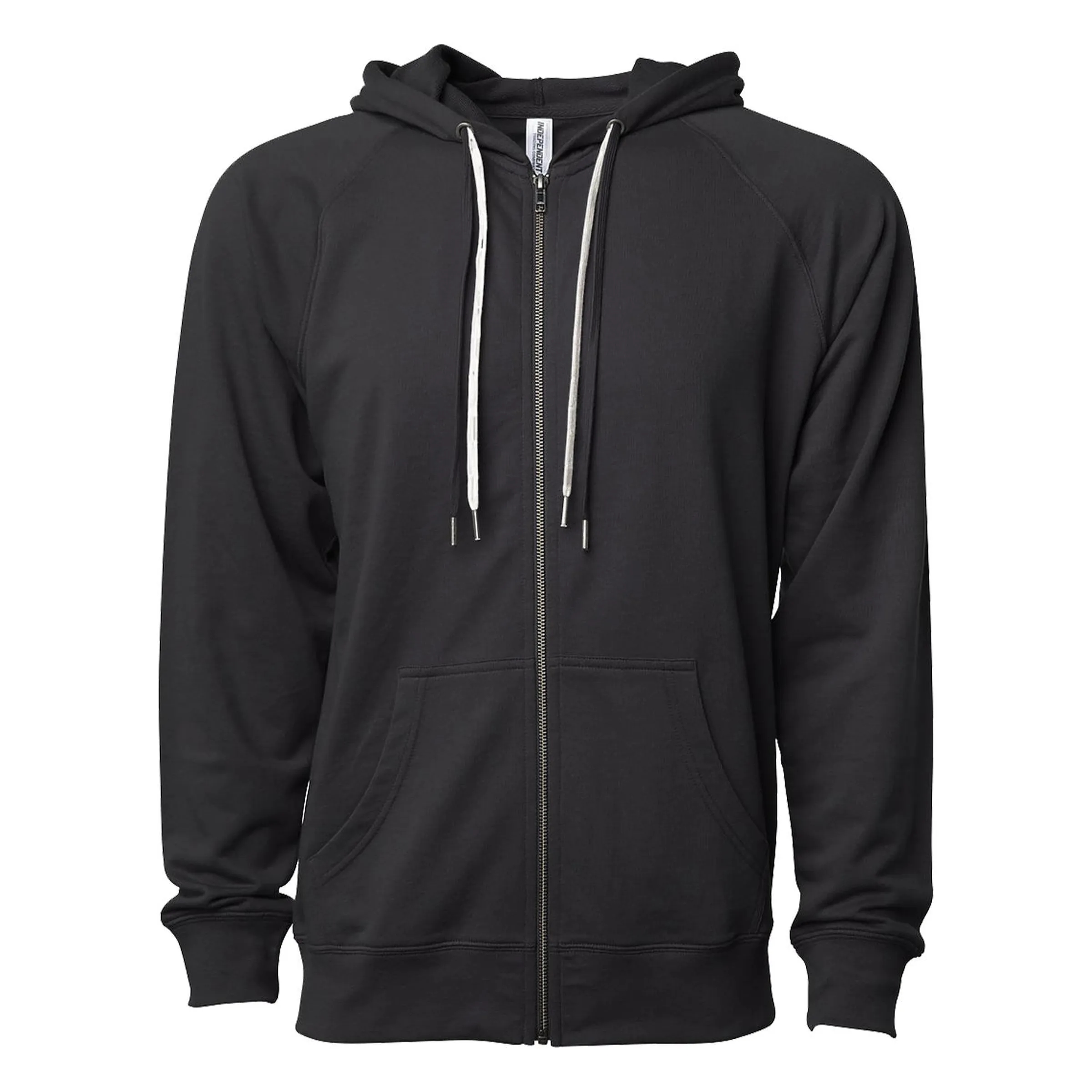 Unisex Lightweight Loopback Terry Zip Hood 14
