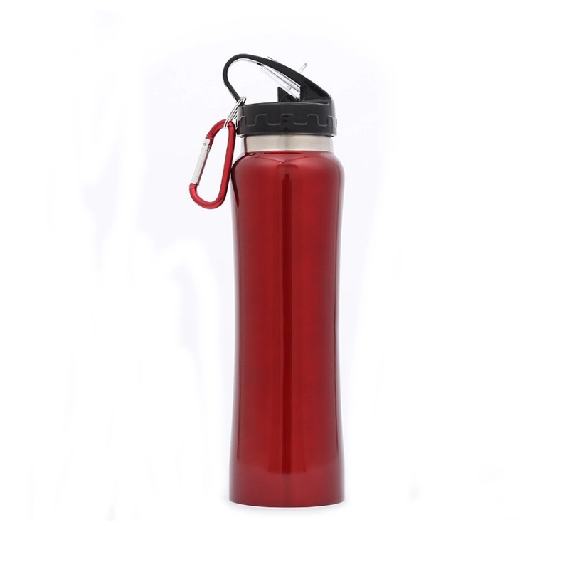 500ML Stainless Steel Bike Sport Water Bottle With Straw 4