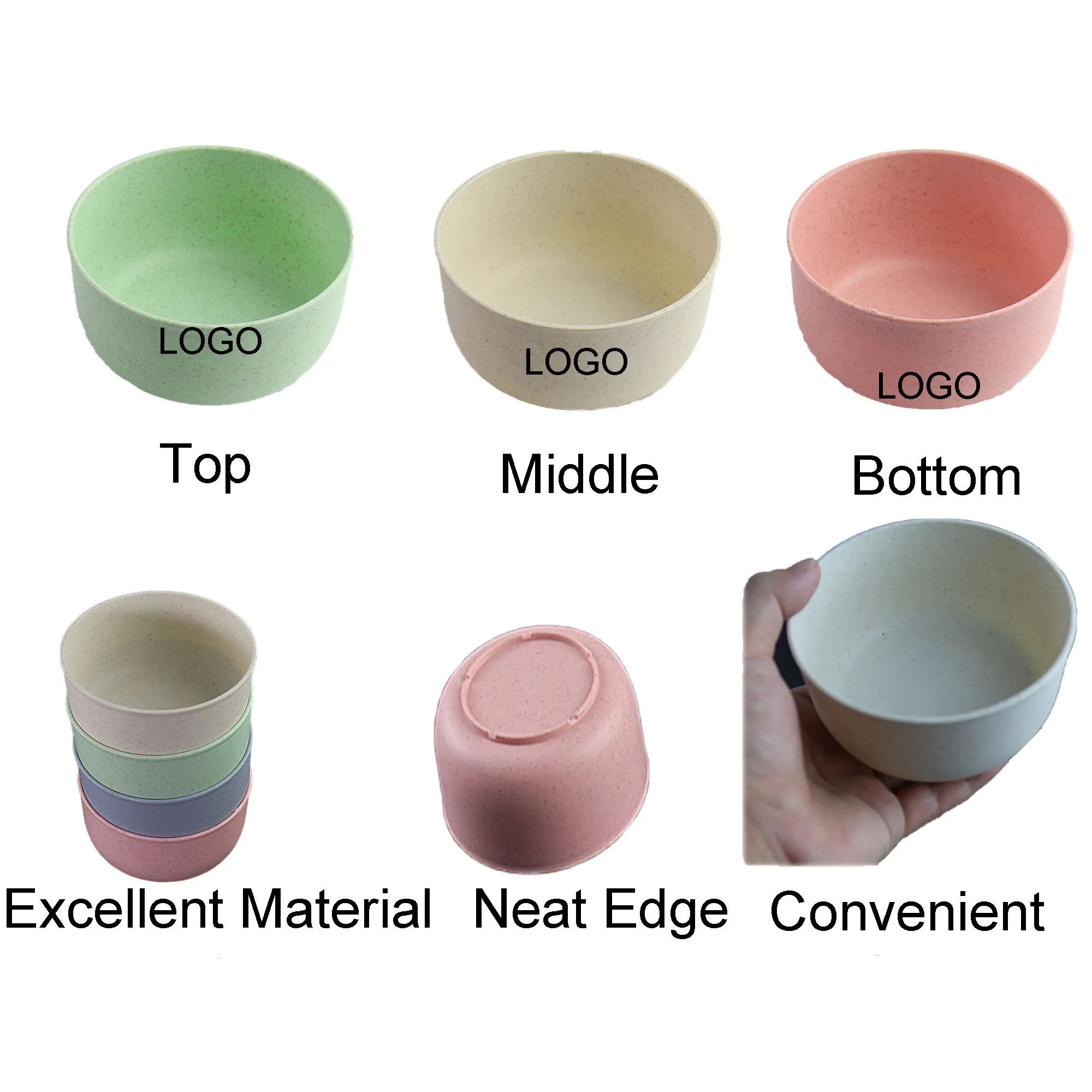 Wheat Straw Eco-friendly Cereal Bowl 3