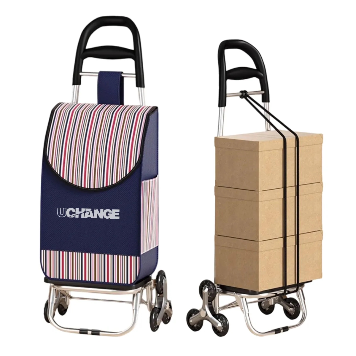 Foldable Lightweight Rolling Shopping Cart 6