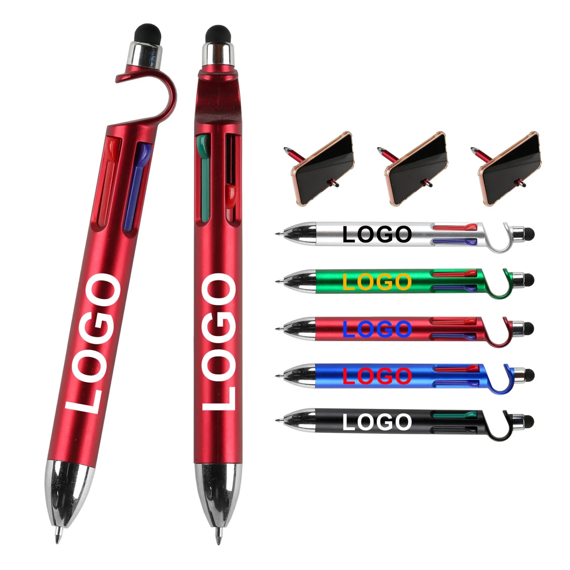 4-In-1 Multifunctional Phone Stand Stylus Ballpoint Pen 1