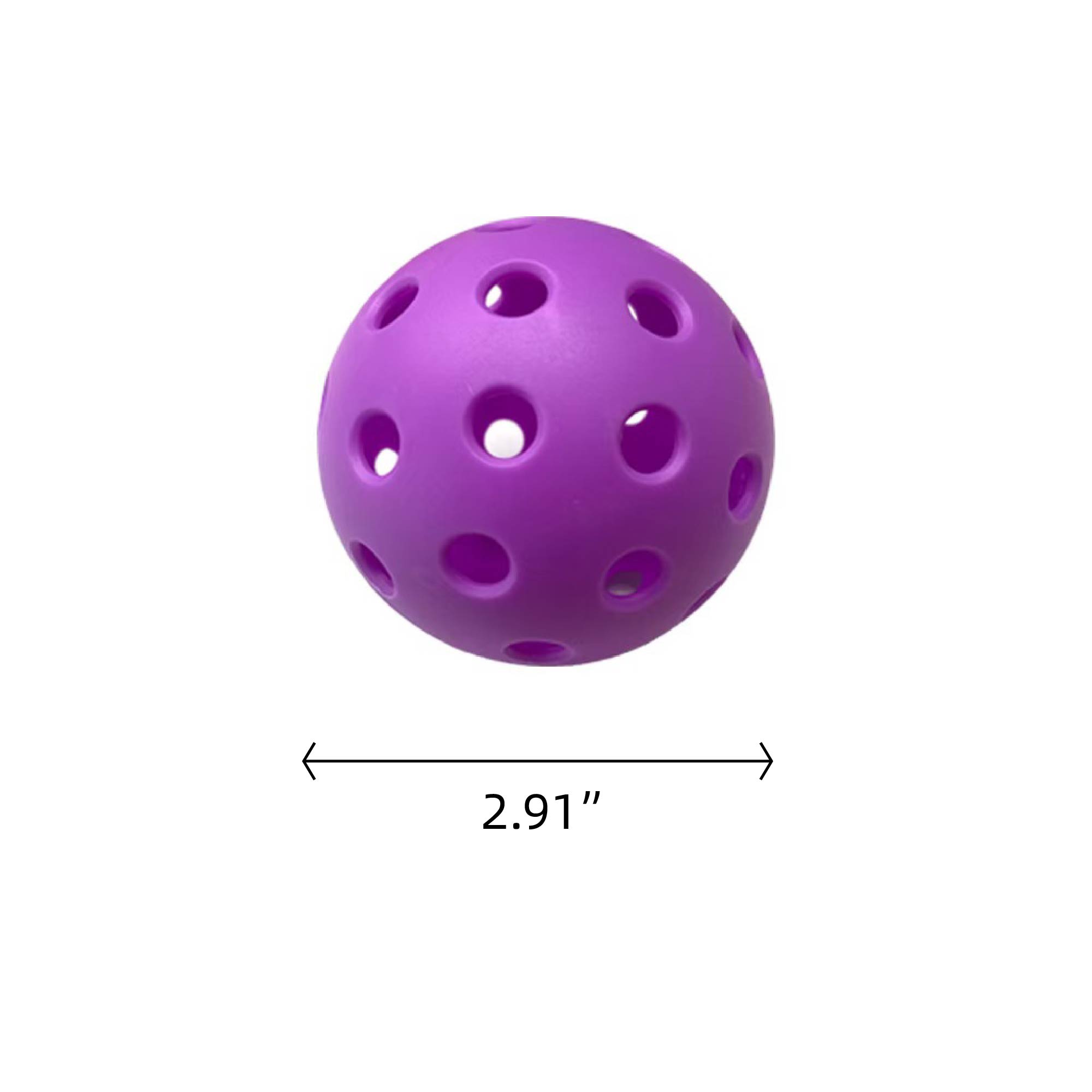 MOQ 20 pcs 40-Hole Practice Pickleballs 3