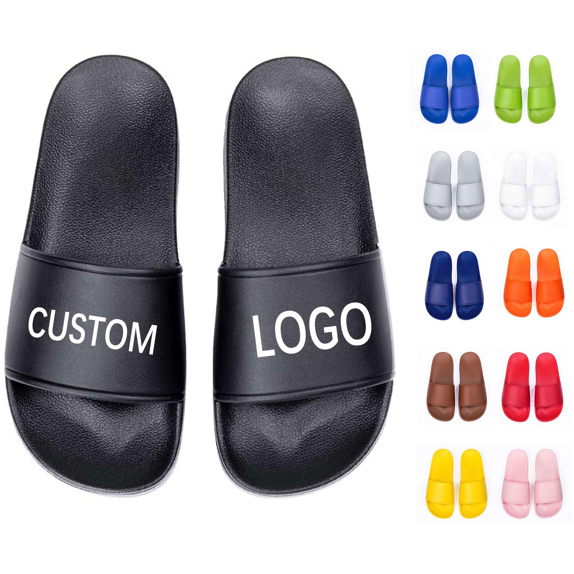 MOQ20 PVC Summer Slippers Adult Beach 3