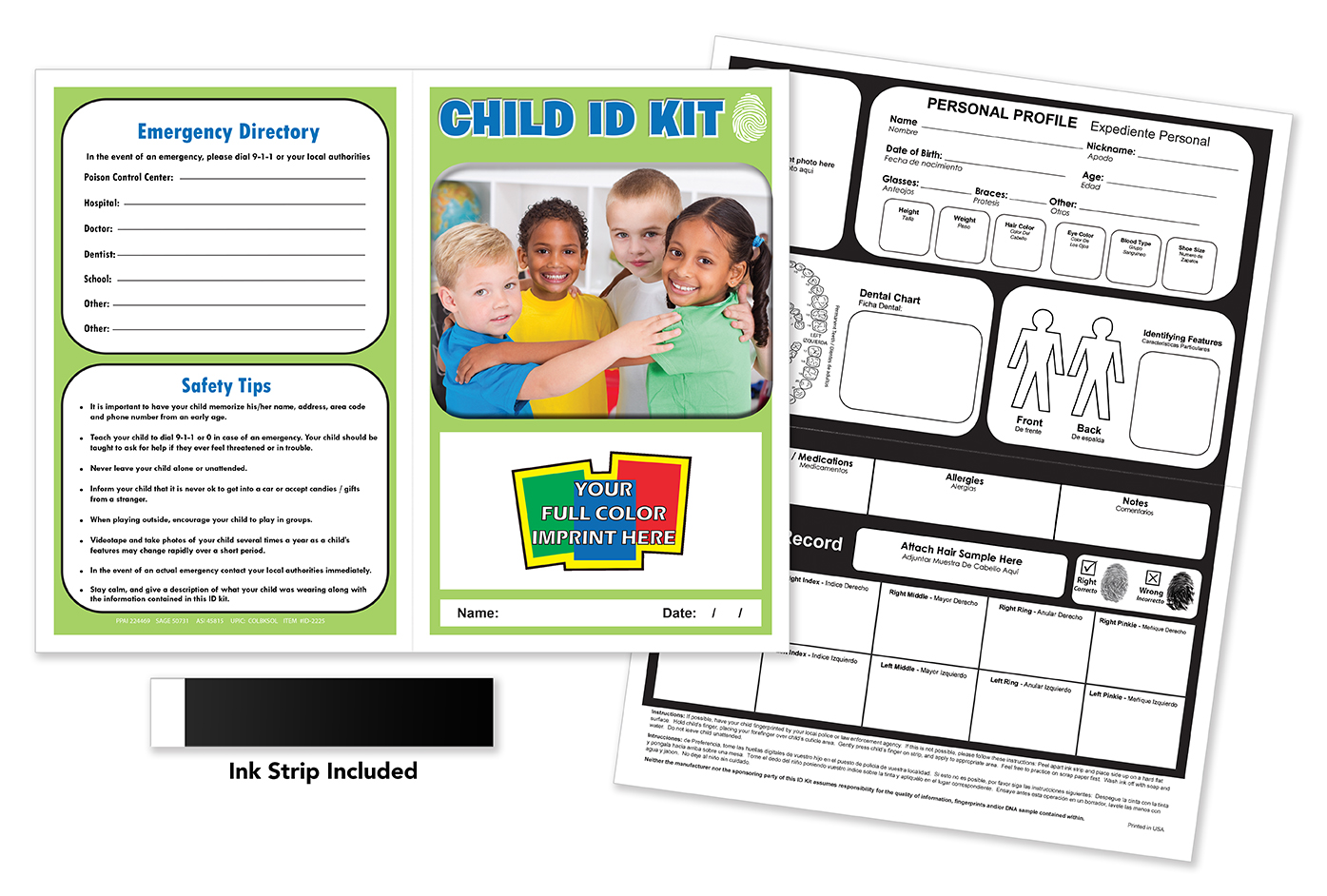 CHILD ID SAFETY KIT - Children 2 1