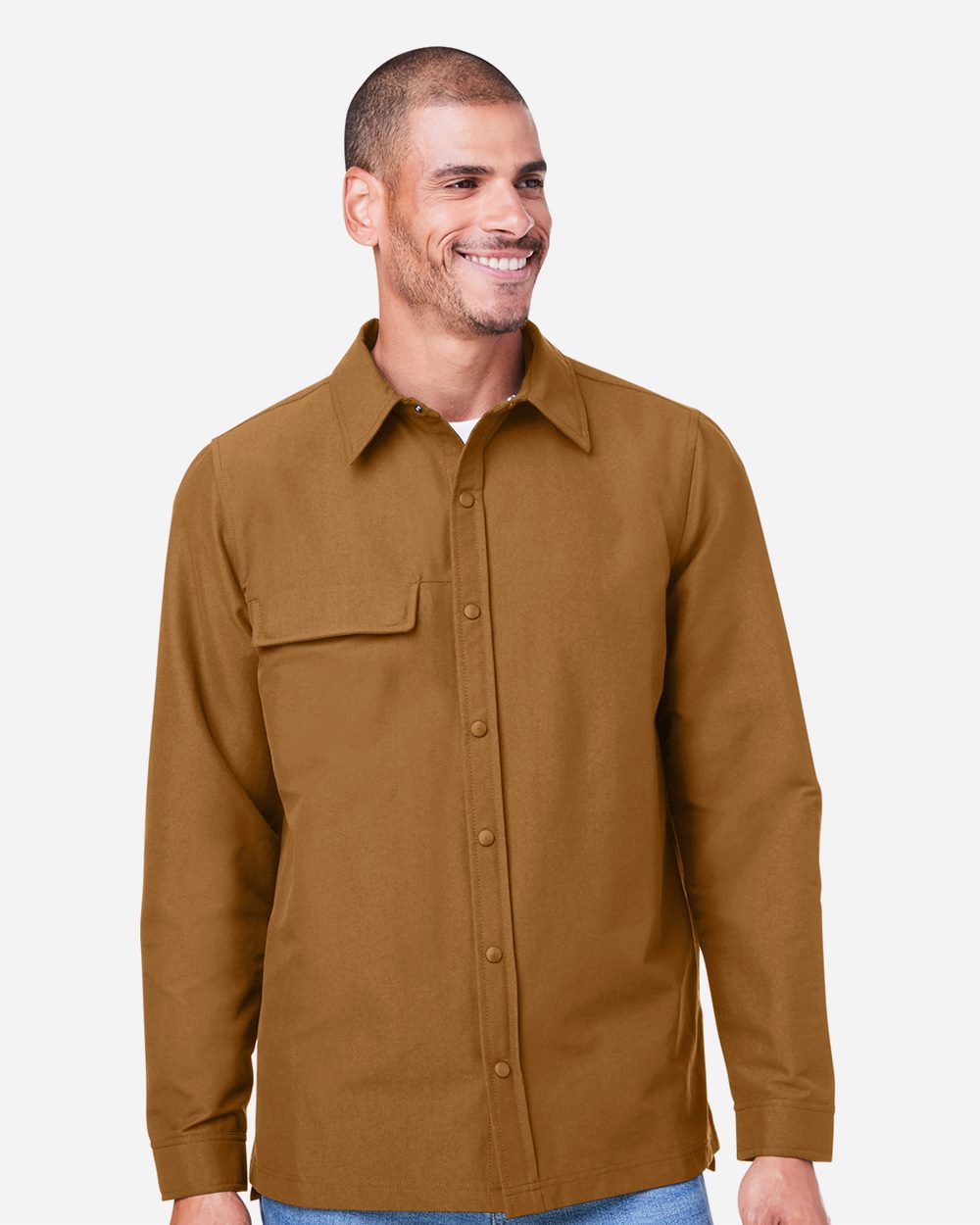 Unisex Flex Twill Overshirt Jacket - M72 11