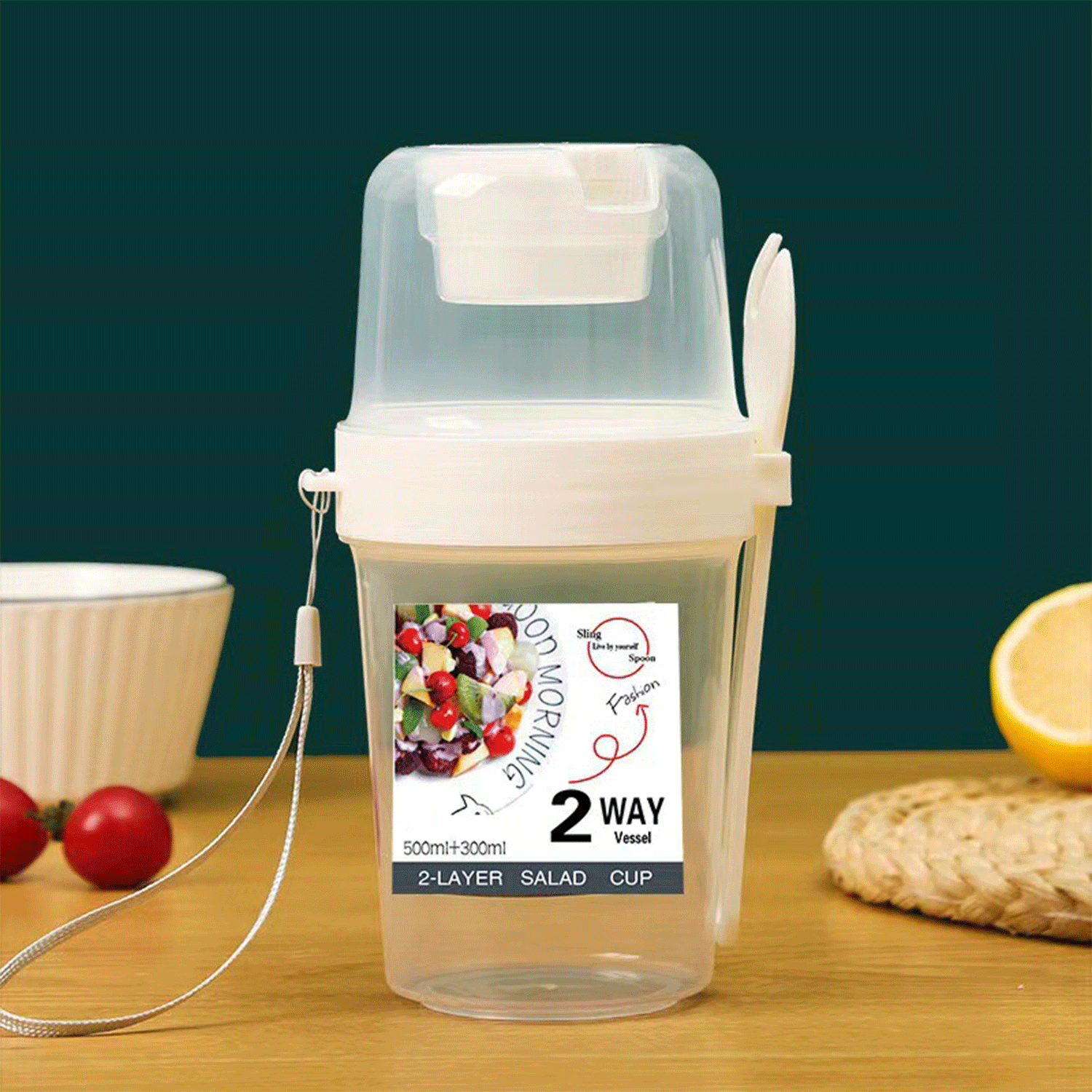 27oz Salad Cup Container Set 10