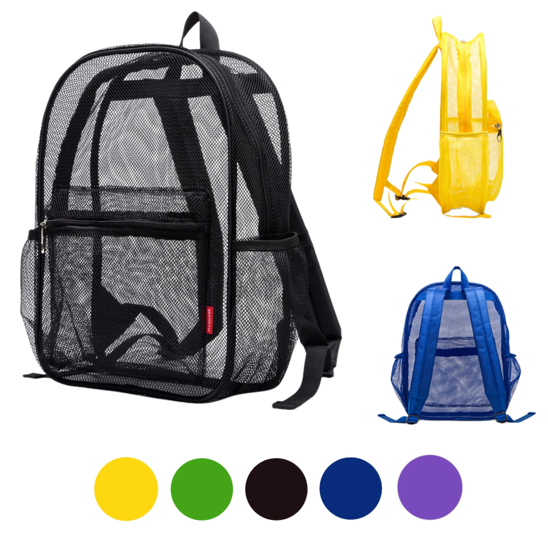 Multicolor Custome Mesh Backpack 1