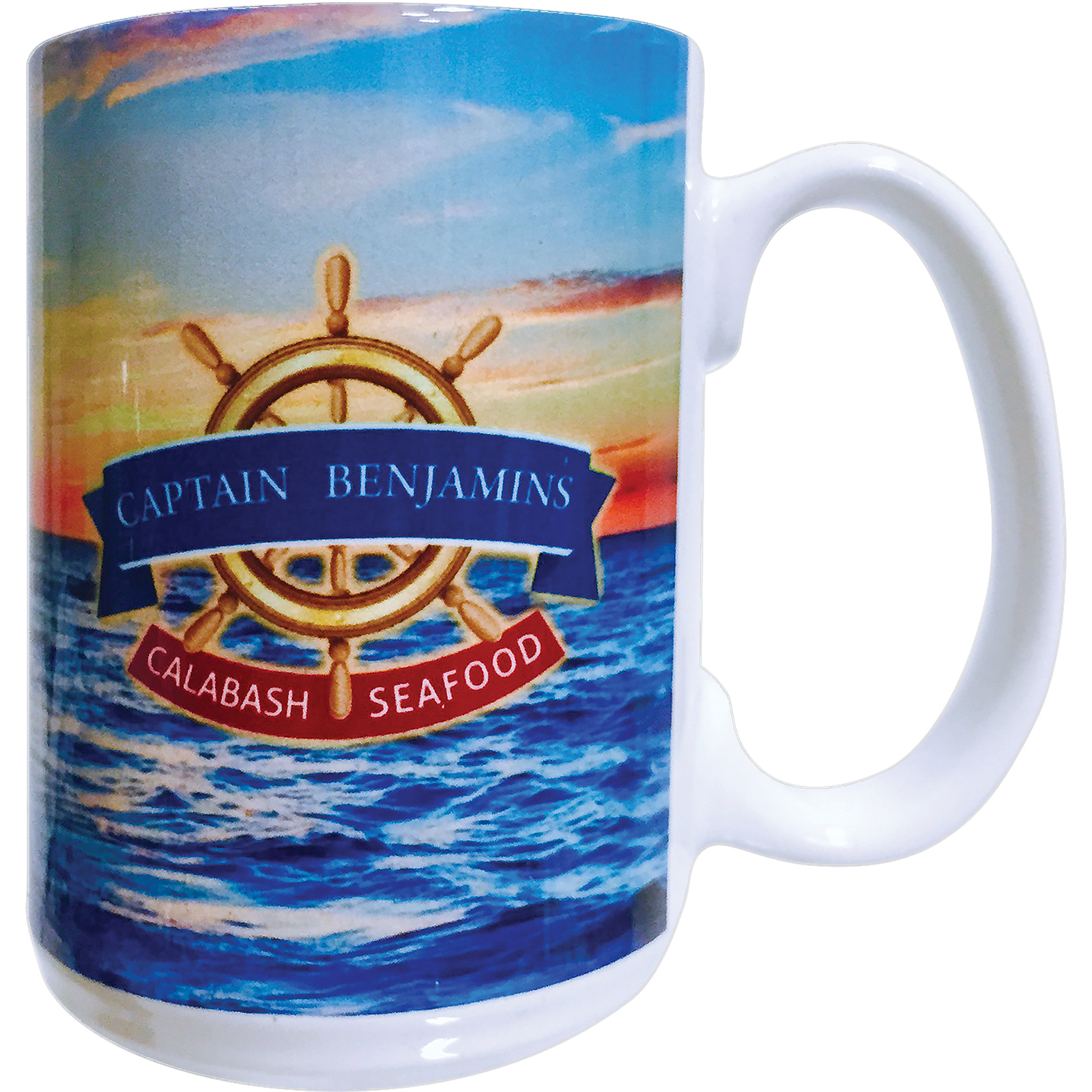 Full Color 15ozWhite Ceramic Mug