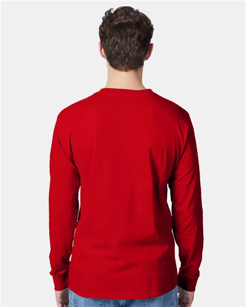 Unisex Authentic Long Sleeve Pocket T-Shirt - 5596 29