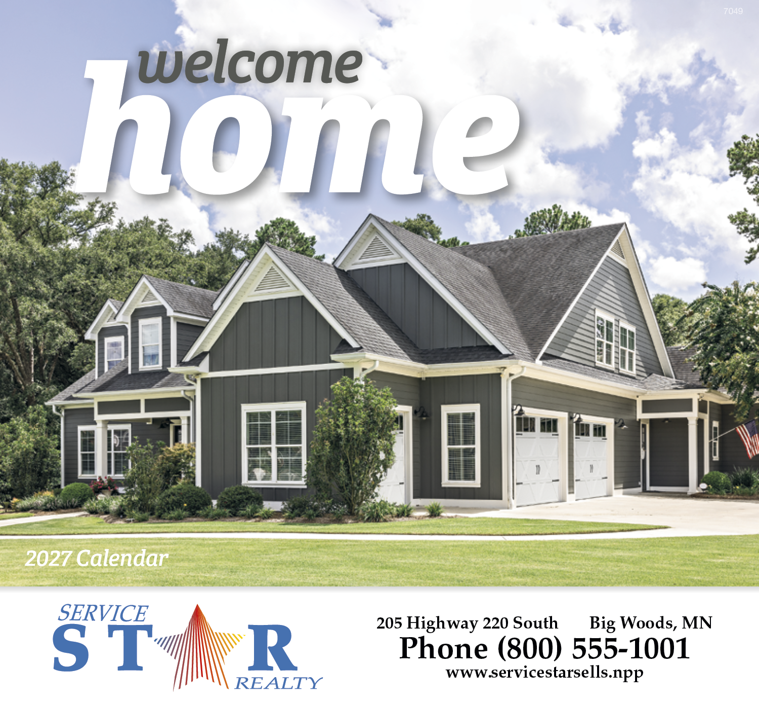 Good Value™ Welcome Home - Stapled Calendar 56