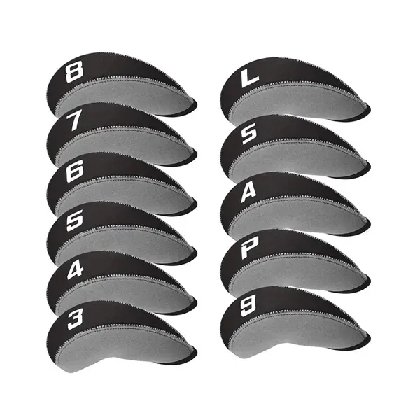 11-Piece Neoprene Golf Club Head Cover Set 10