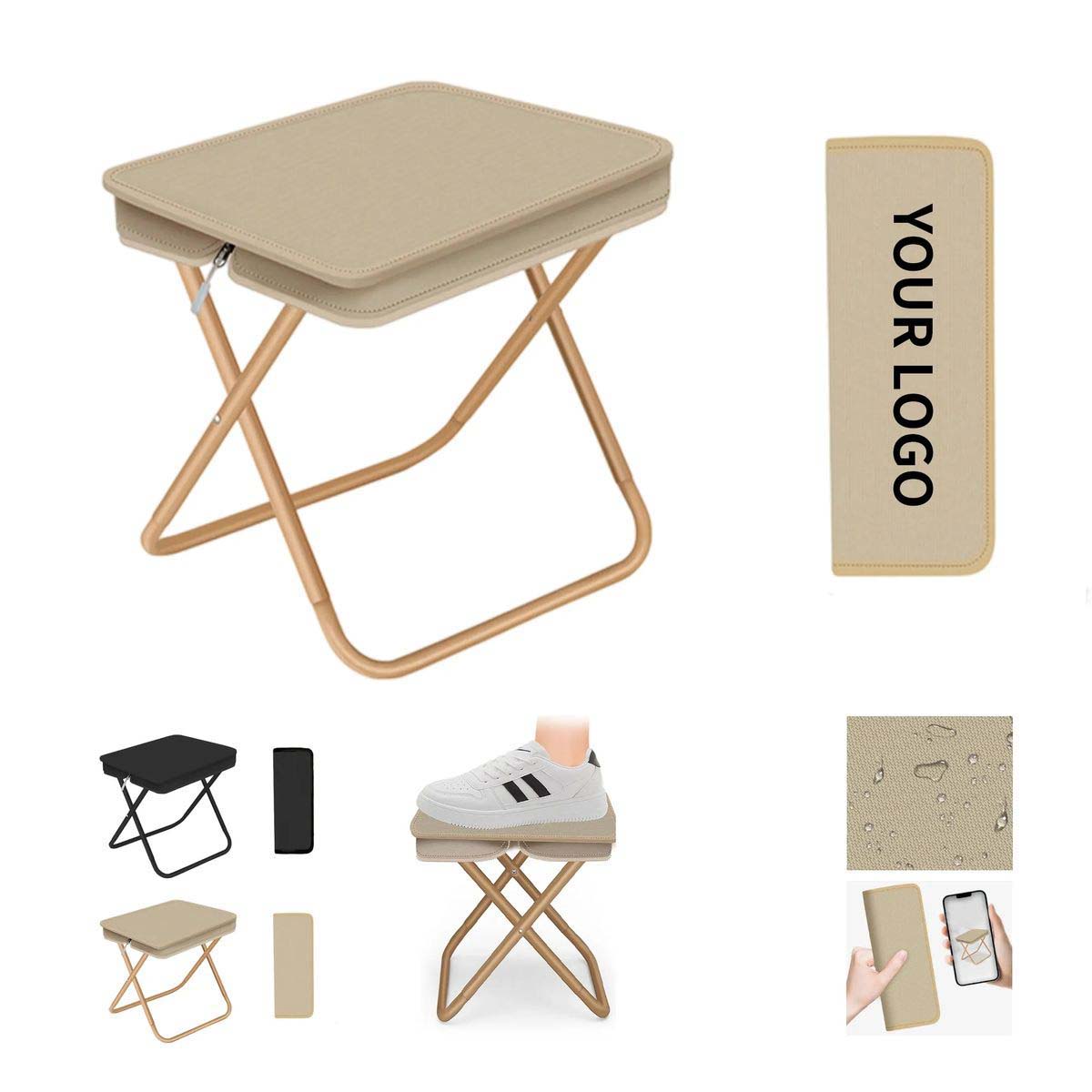 Folding Camping Stool Lightweight and Sturdy Design 5