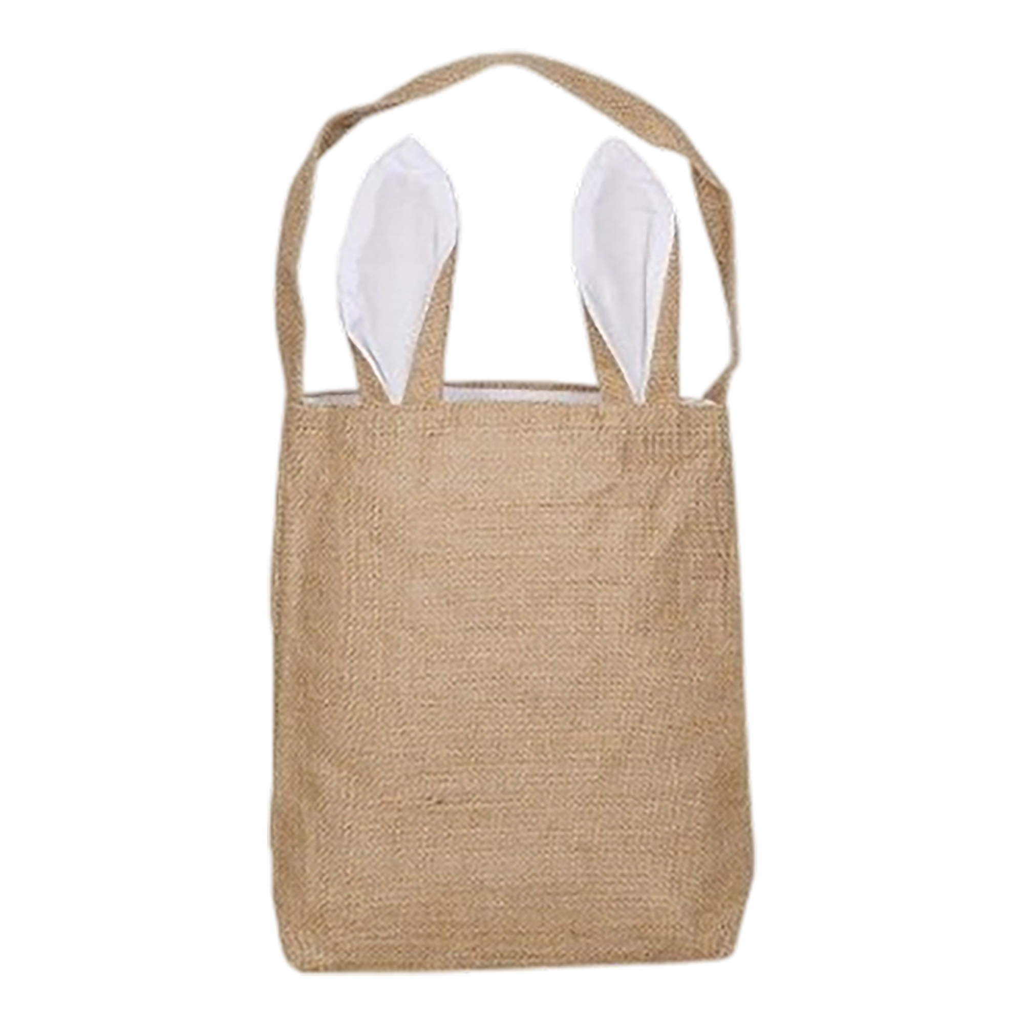 Jute Rabbit Ear Tote Bag 8.7" x 7.9" 10