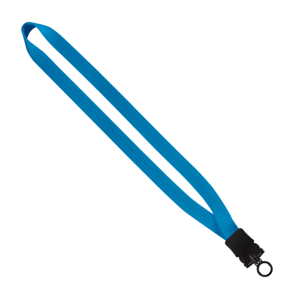 3/4" Smooth Nylon Lanyard with Snap-Buckle Release & O-Ring 6