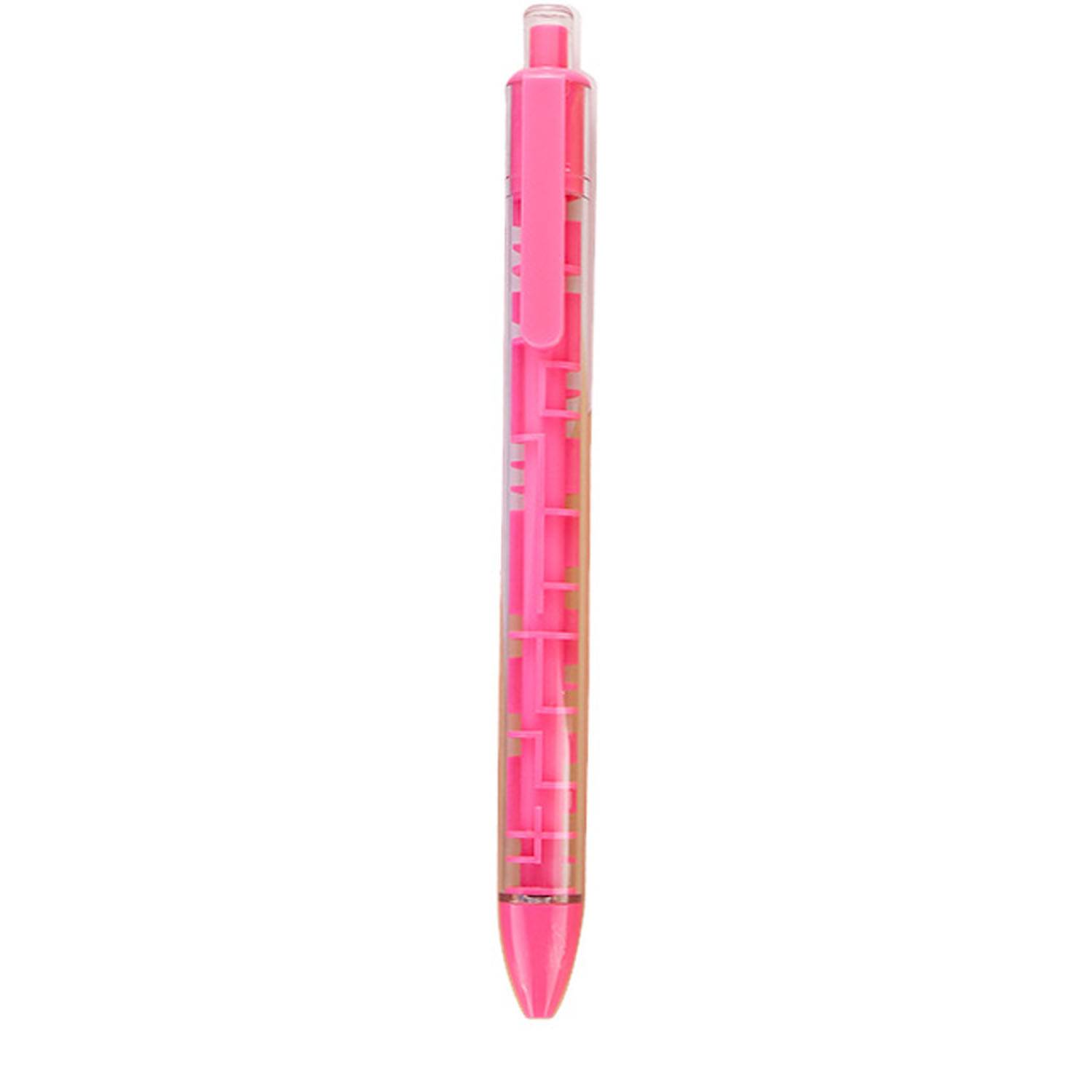 Plastic Retractable Maze Ballpoint Pen 6