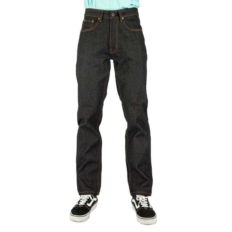 Shaka Wear Men's Raw Denim Straight-Leg Jean Pant 10