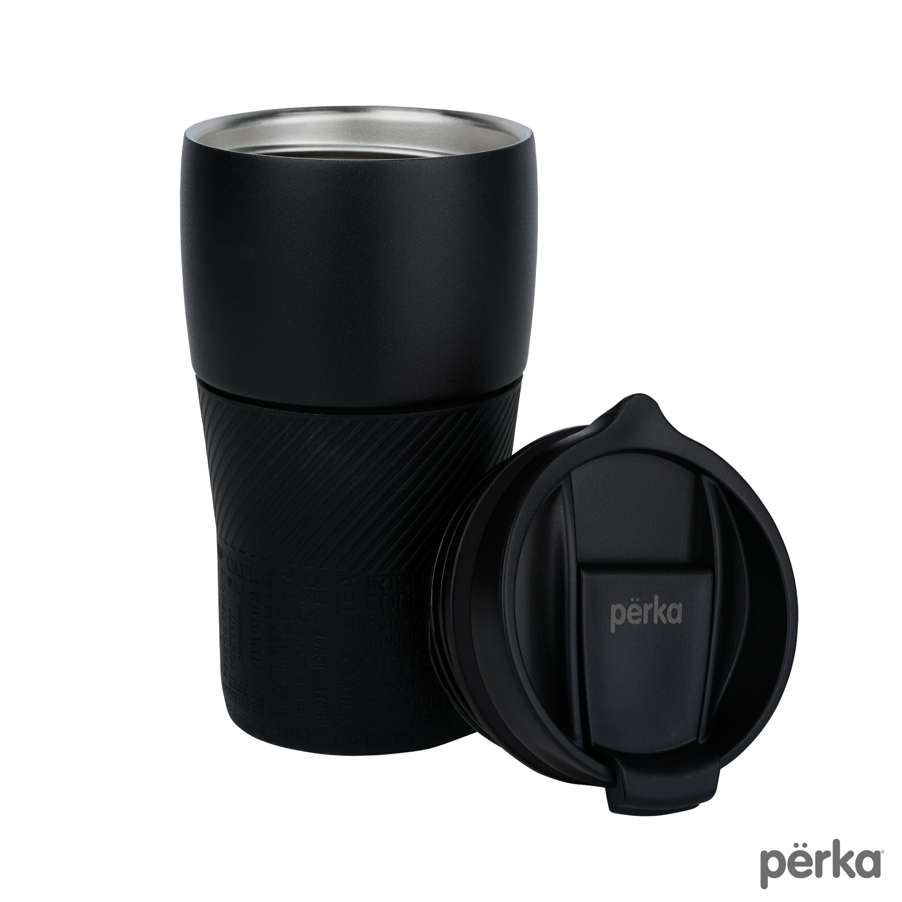 Perka® Cortado 12 oz. Double Wall Recycled Stainless Steel Coffee Tumbler 16