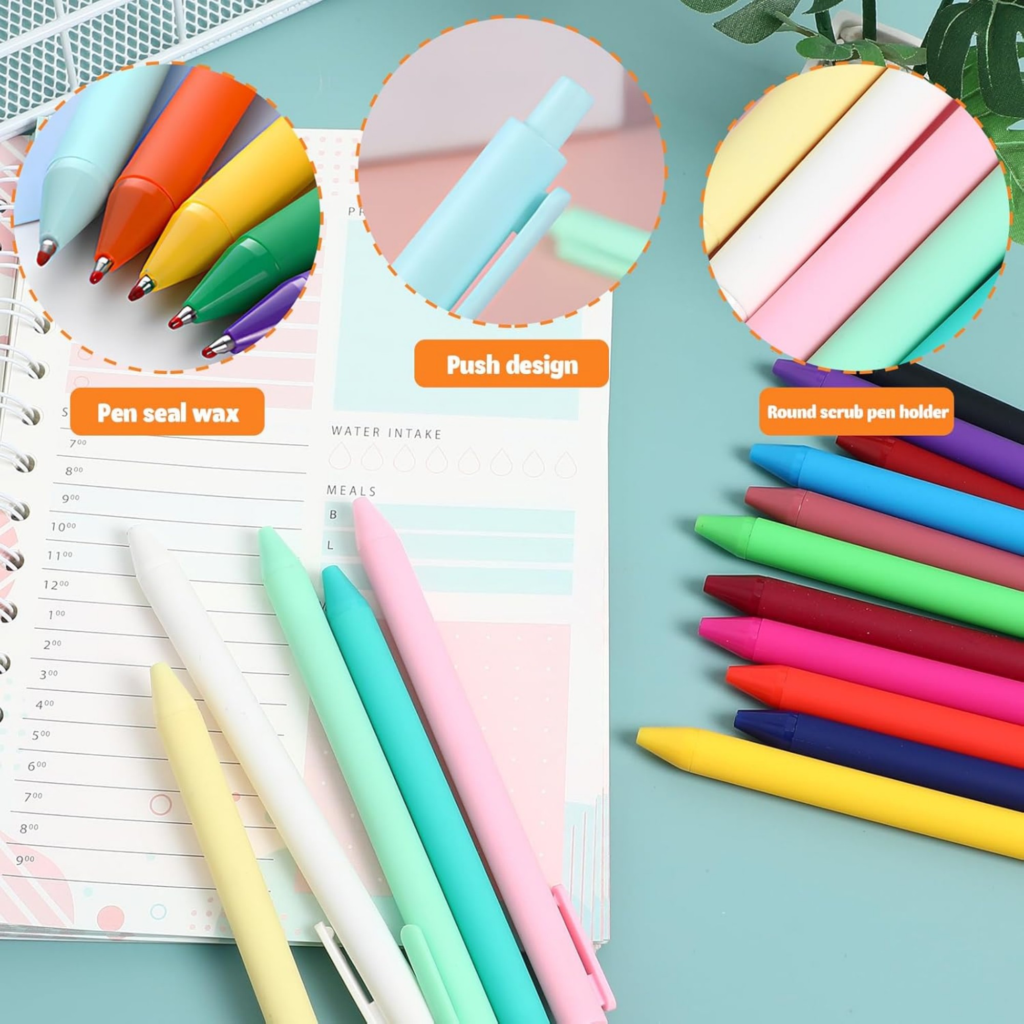 Retractable Gel Pens 3
