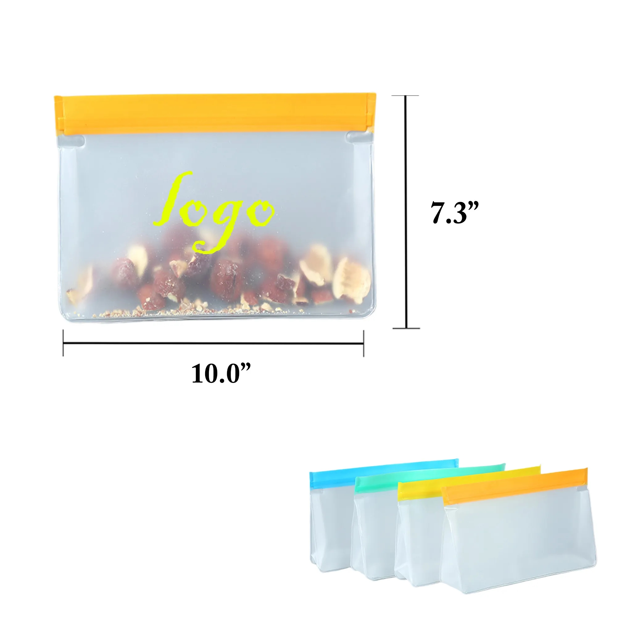 MOQ100 Medium PEVA Food Bag 2