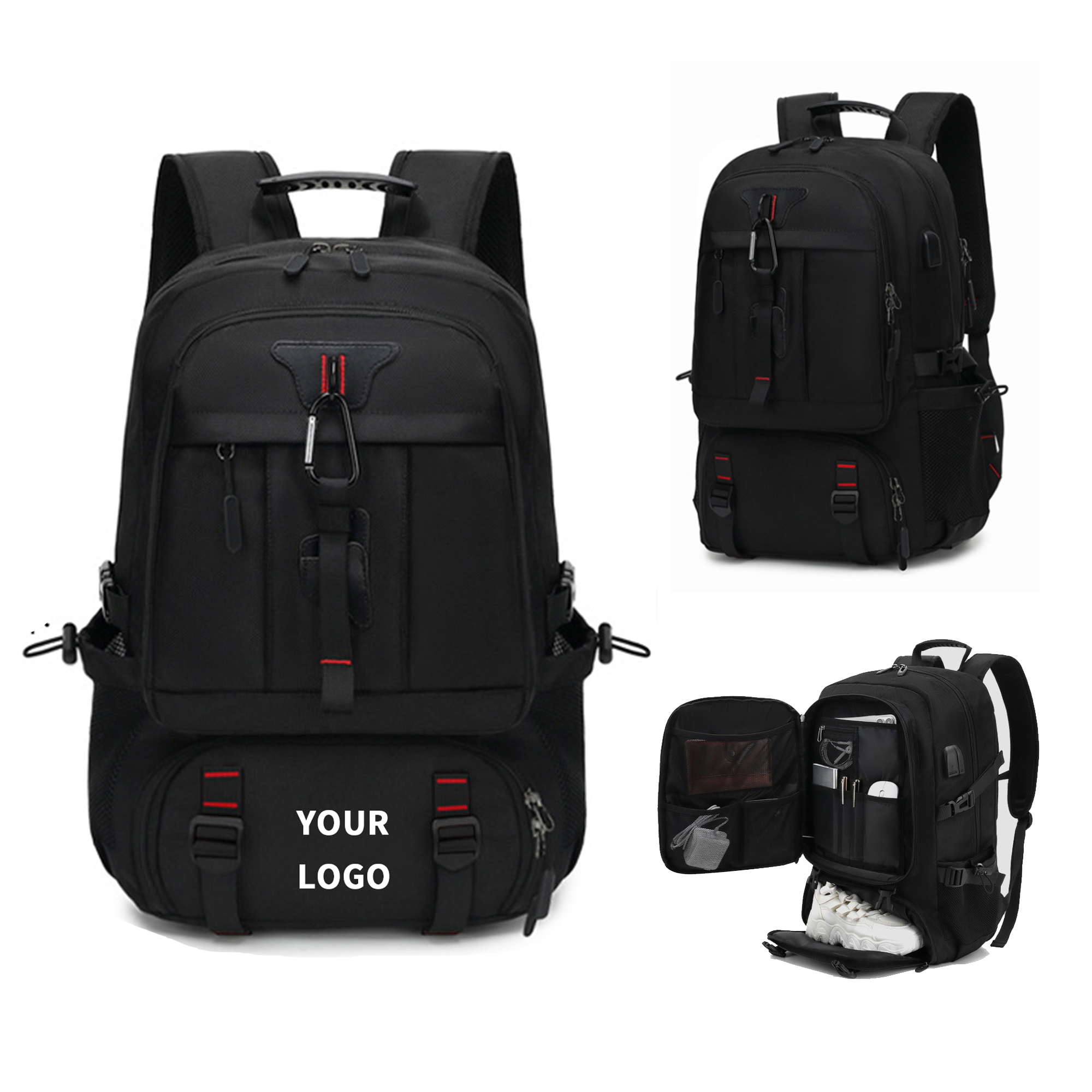 Large Capacity Travel Backpack 60 Liter Waterproof 11.8" x 6.7" x 20.9" 2