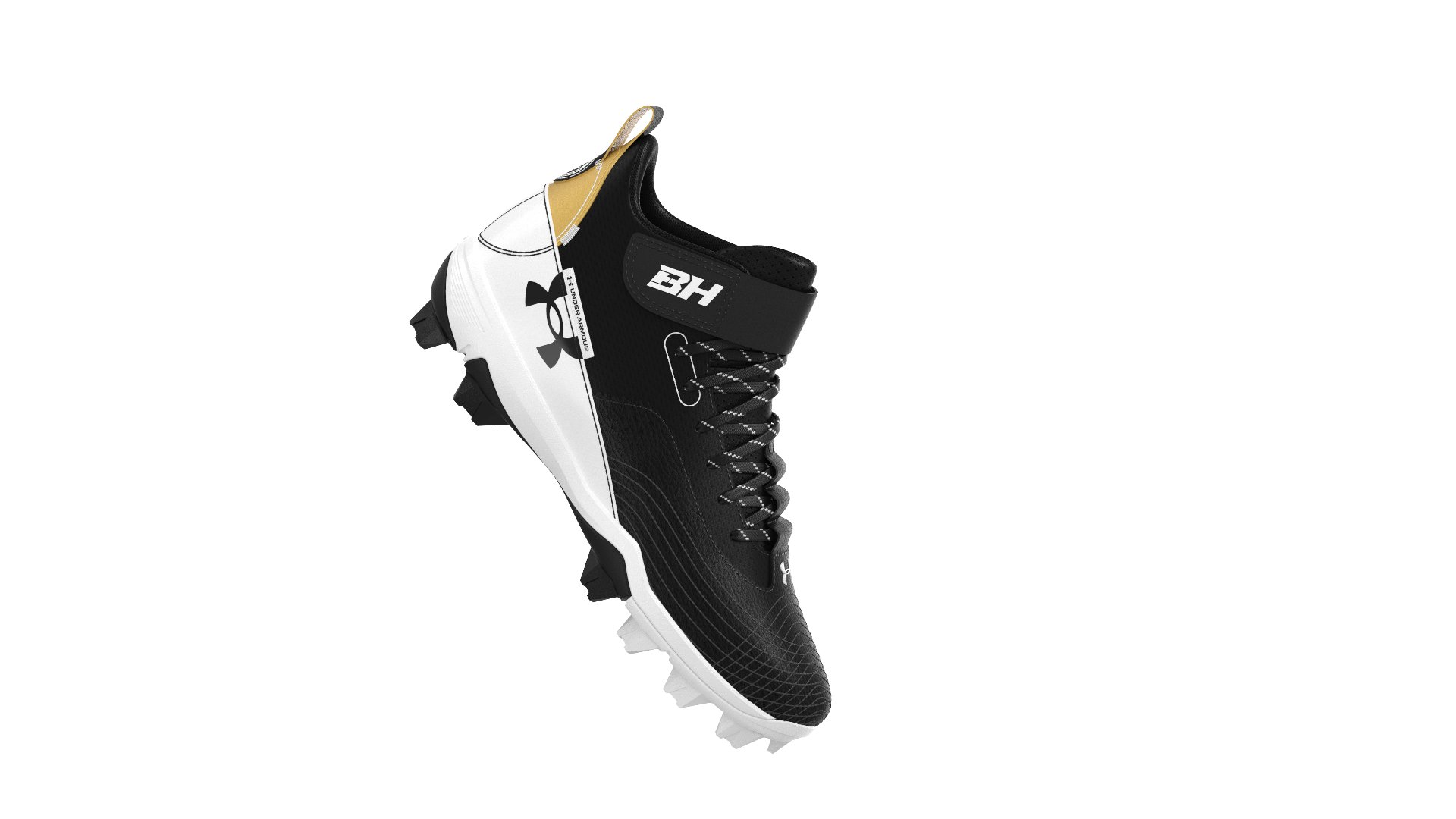 Boys' UA Harper 7 Mid RM Jr. Baseball Cleats 5