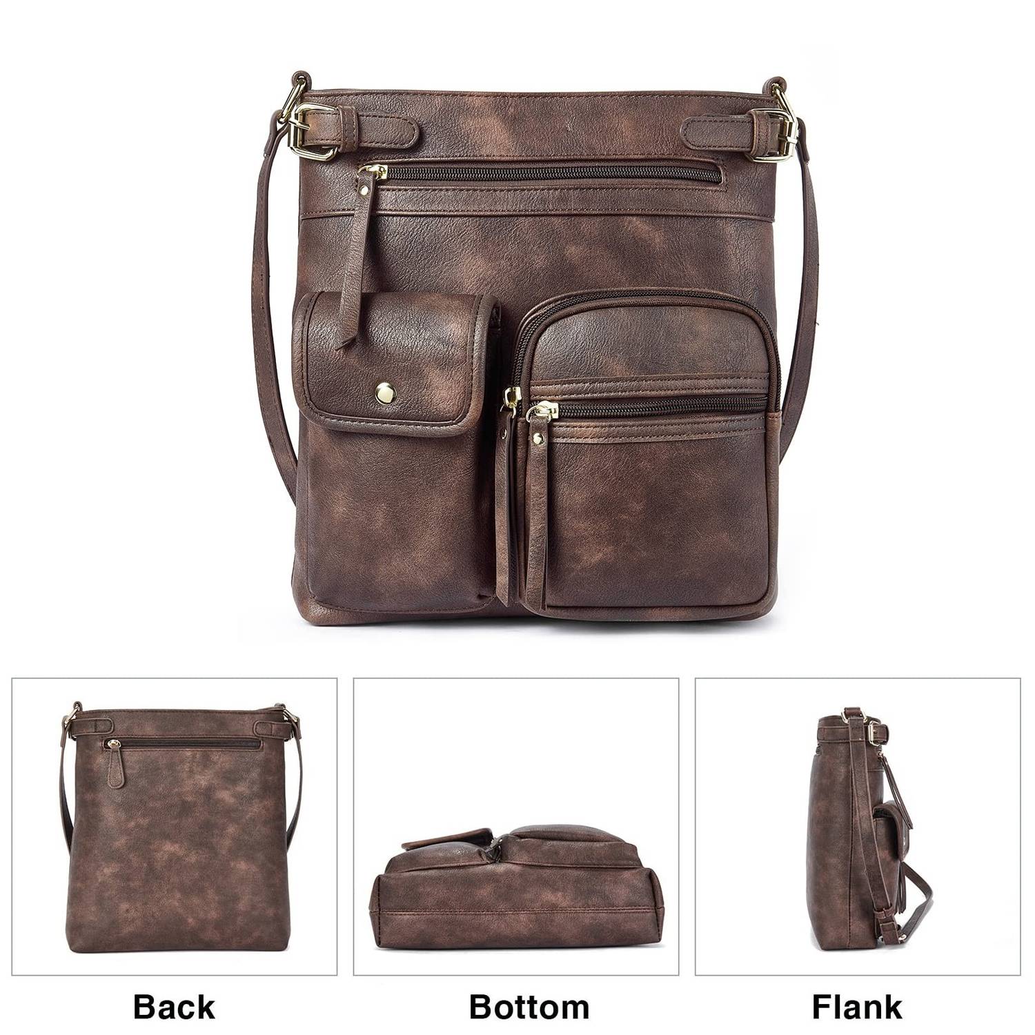 Genuine Leather Crossbody Bags for Women 2