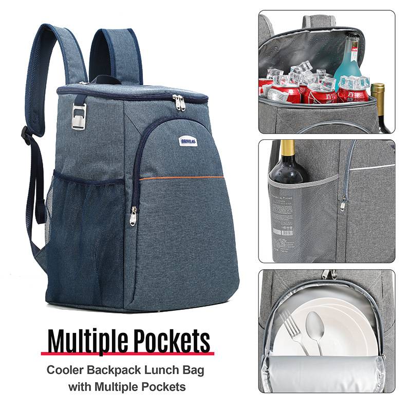 Large Capacity Insulated Lunch Backpack 5