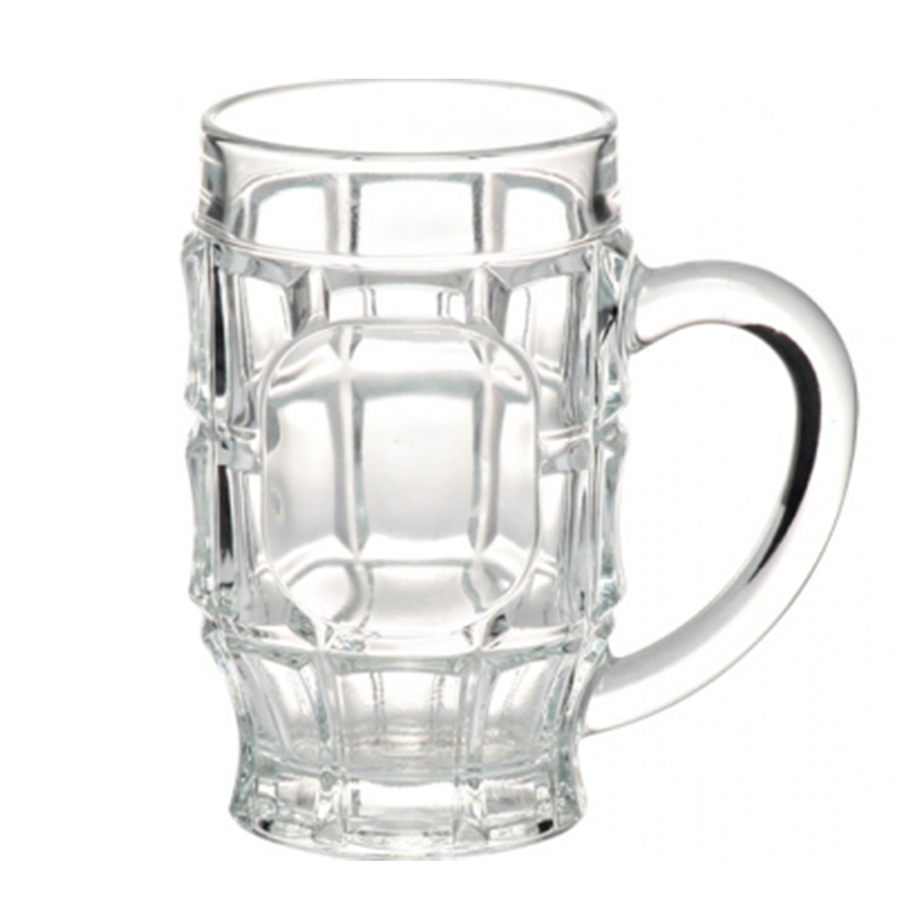 Durwin Dimpled Glass Beer Mugs - 17.75 OZ. 7