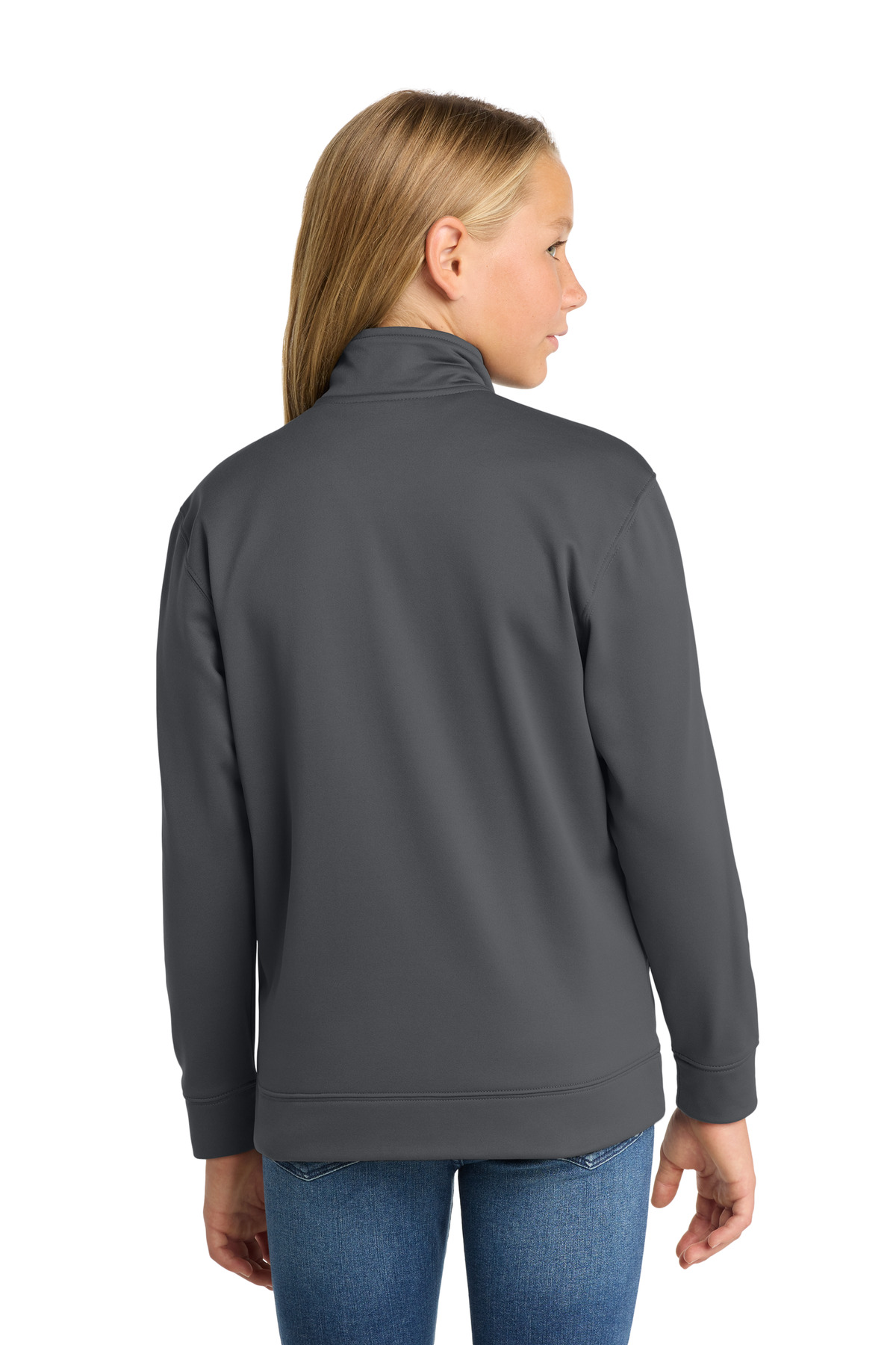 Sport-Tek Youth Sport-Wick Fleece Full-Zip Jacket. YST241 34
