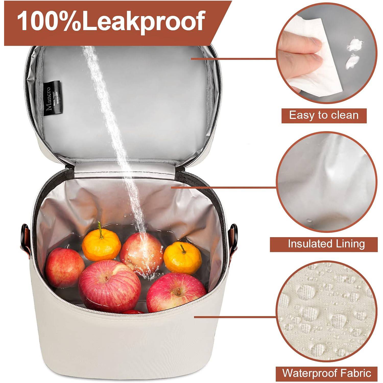 15L Oxford Insulated Breastmilk Cooler Bag 7