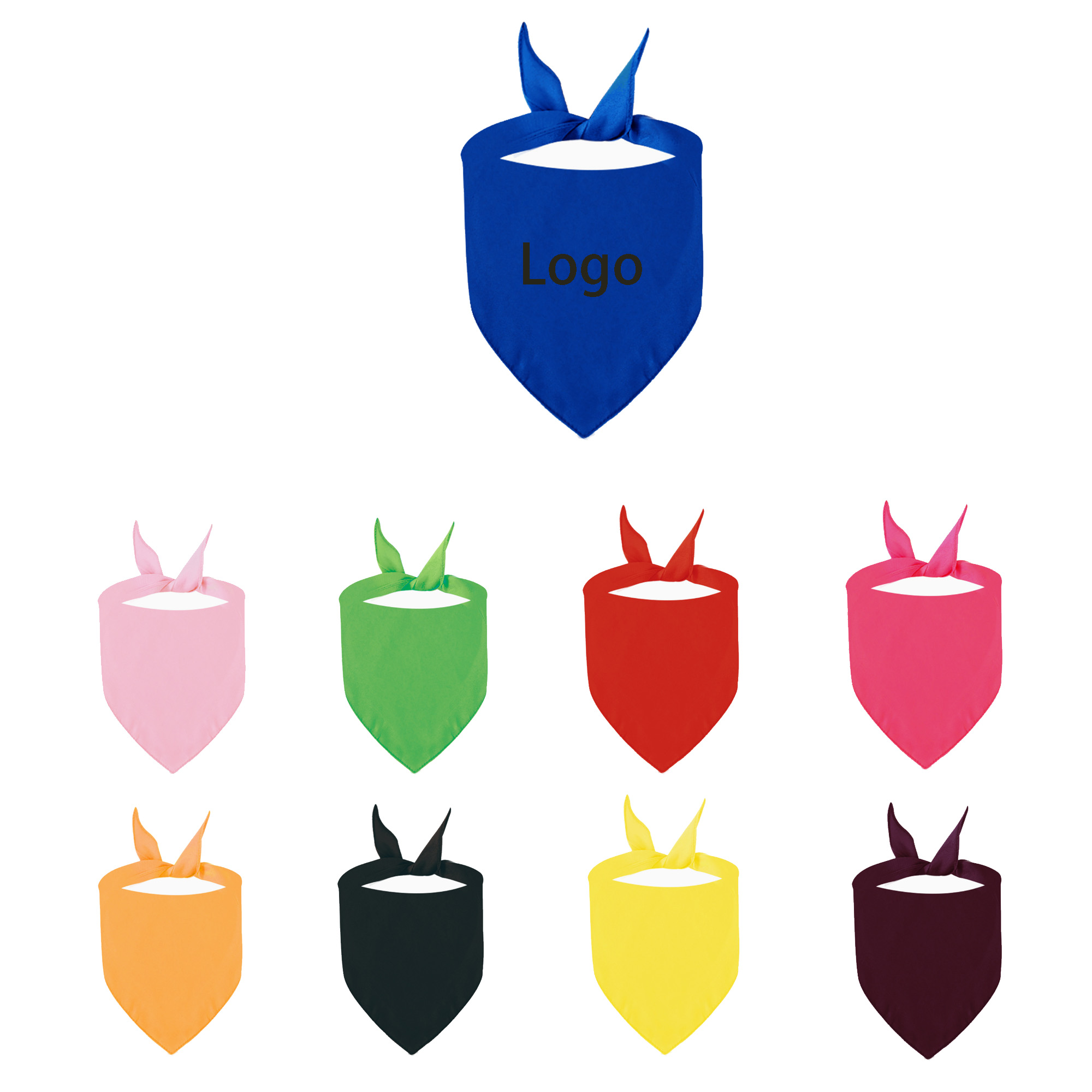 Polyester Pet Triangle Scarves 1