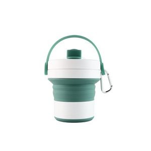 450ml Silicone Collapsible Cup With Handle 10