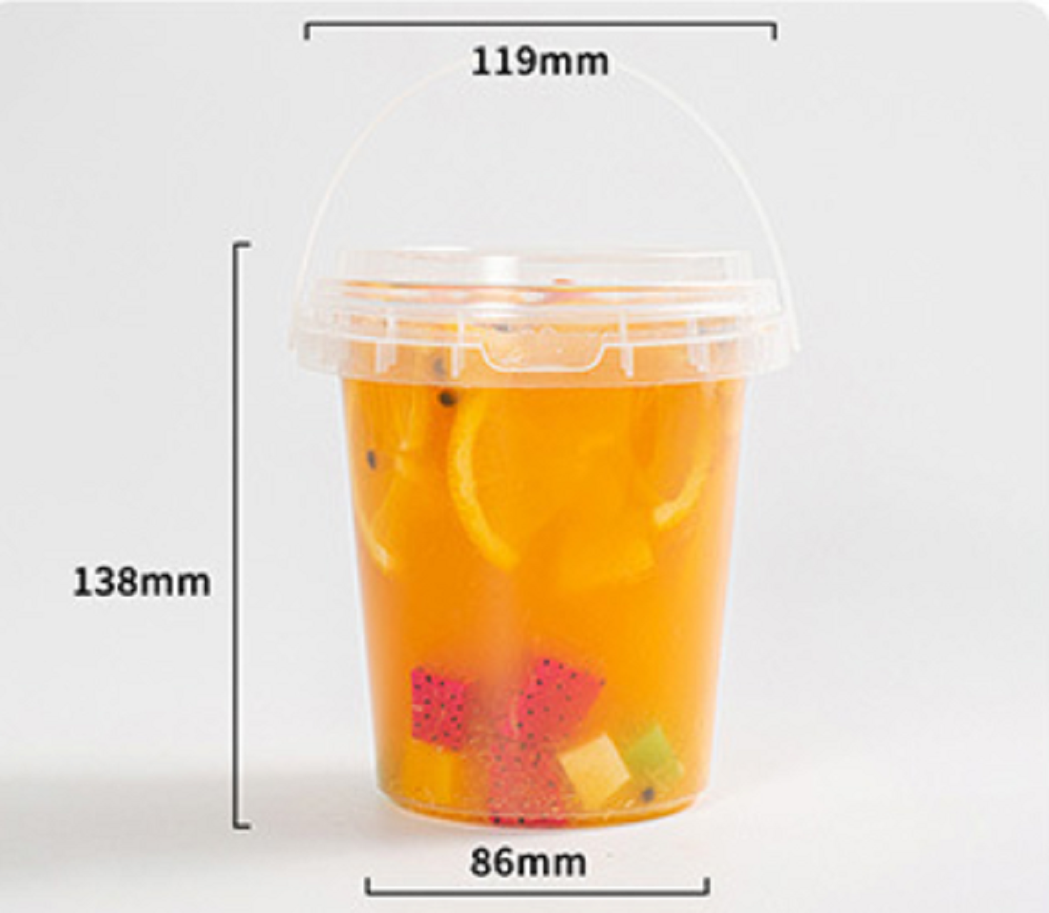 plastic cup with lid and straw 2