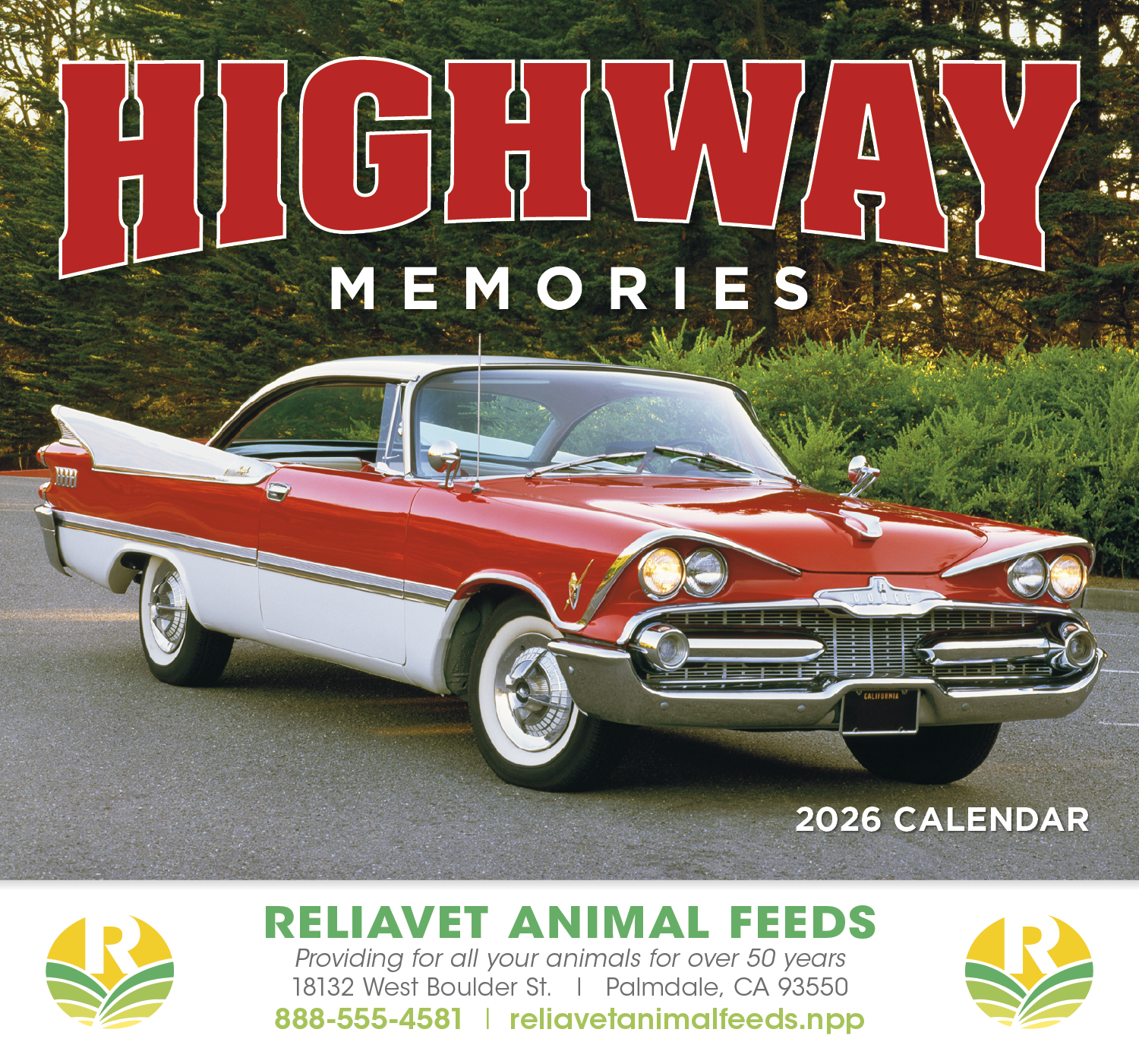 HotLine® Products Highway Memories Appointment Calendar - Stapled 22