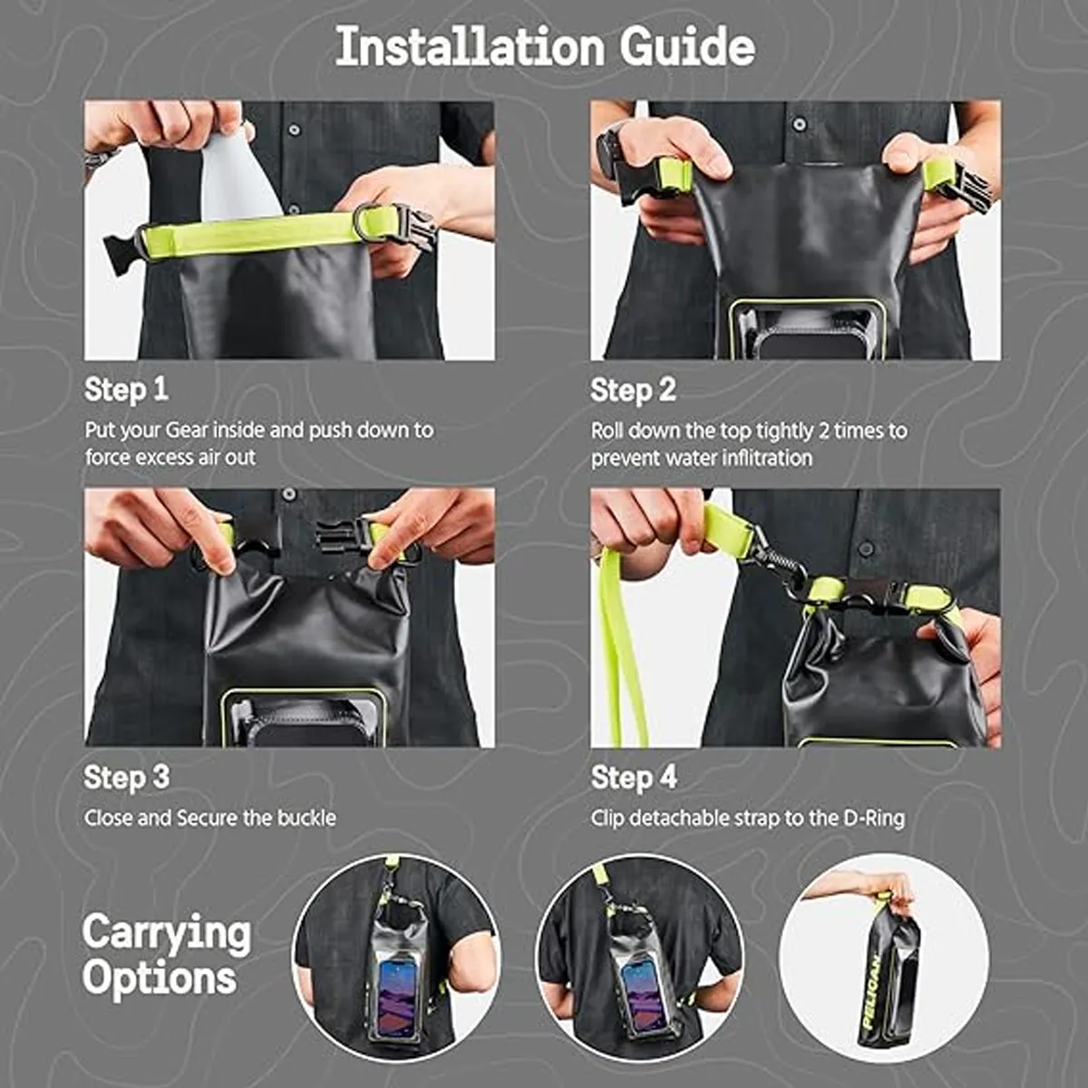 Waterproof Smartphone Case for Keys Phone Wallets Dry Bag 6
