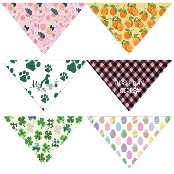 Large Solid Triangle Bandanna 2