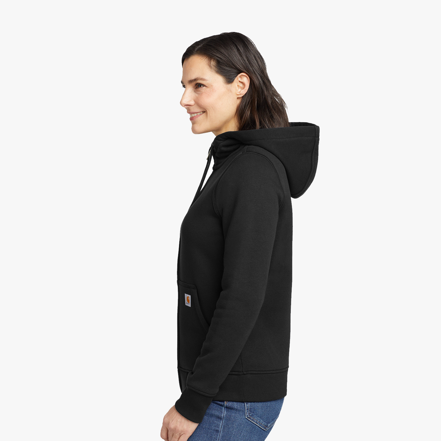 Carhartt® Women's Clarksburg Full-Zip Hoodie, custom hoodie or sweatshirt with logo imprint 5