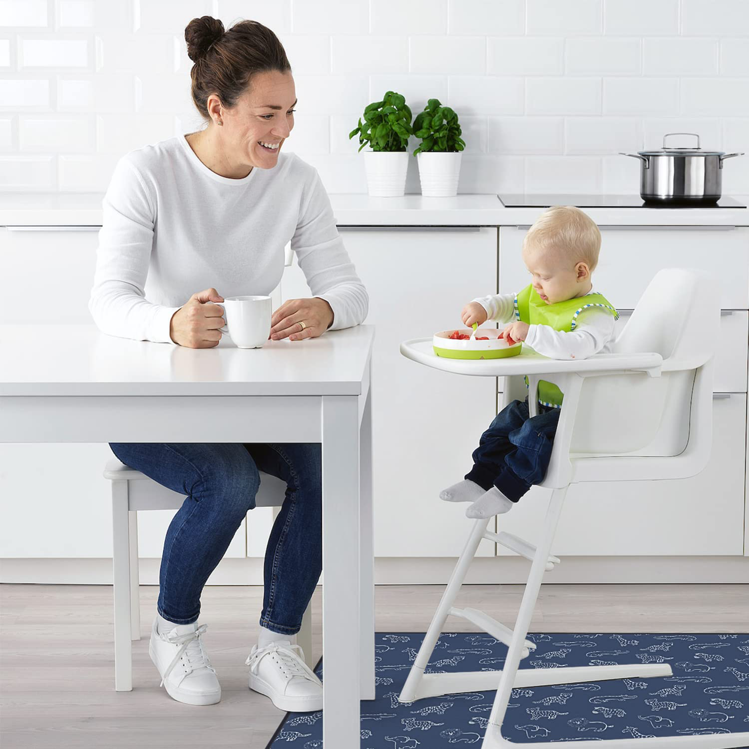 Cotton Waterproof Anti-Slip Baby Splat Mat 6