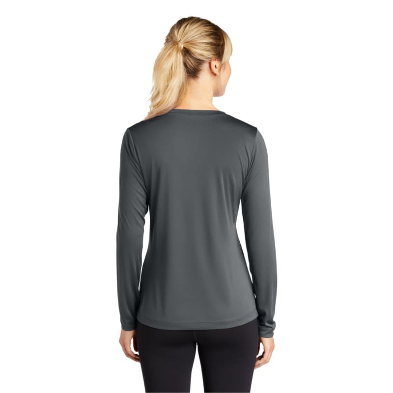 Sport-Tek Women's Long Sleeve PosiCharge Competitor V-Neck Tee. 70